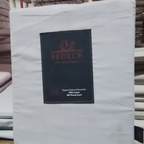 X5 BEDECK SQUARE OXFORD PILLOW CASES