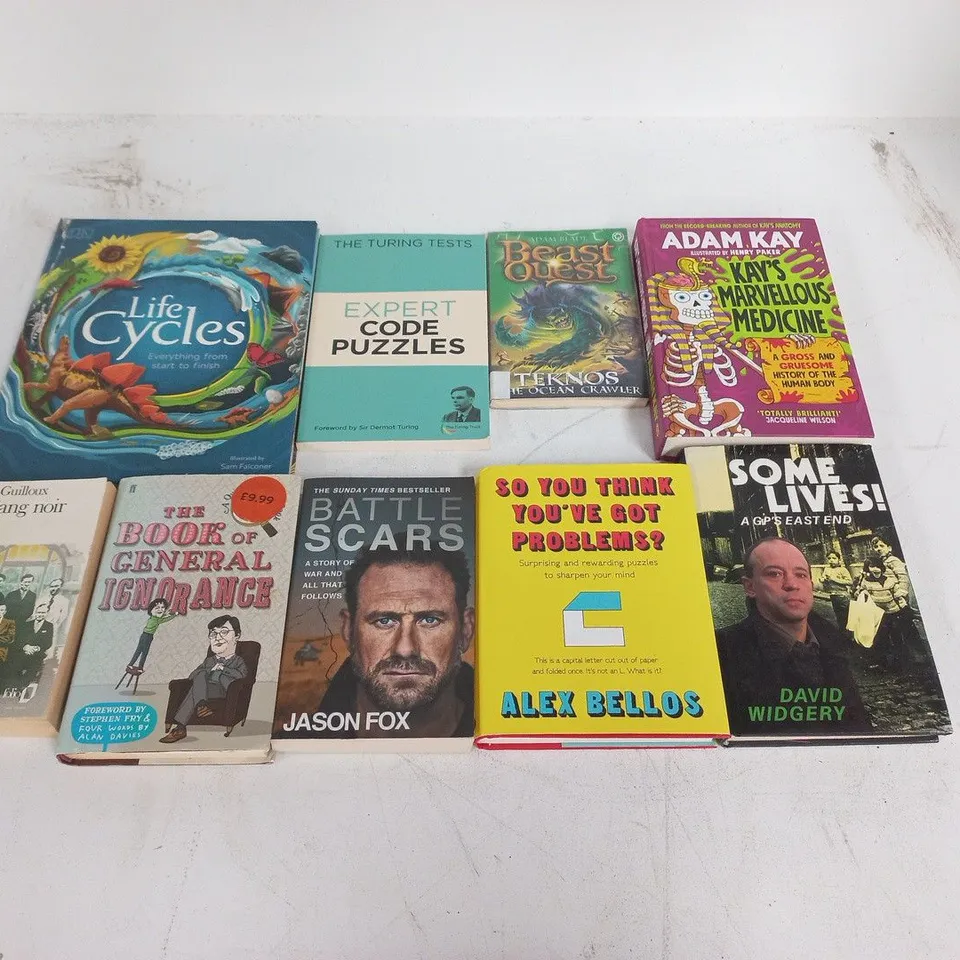 LARGE QUANTITY OF ASSORTED BOOKS TO INCLUDE CLASS, CITY AND POWER, KINGDOM OF THE WICKED AND VARIOUS KIDS BOOKS
