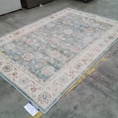 ARIZONA JEWEL MACHINE AREA RUG IN BEIGE AND GREY 274X183CM