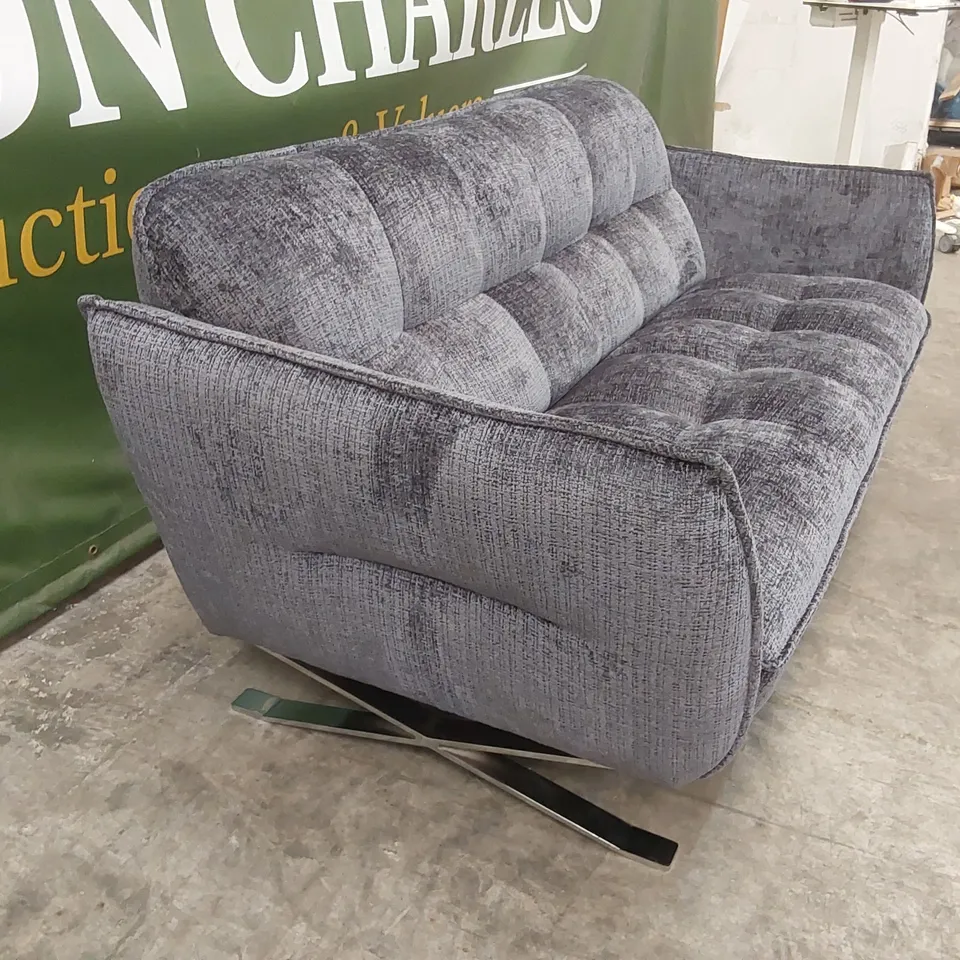QUALITY DESIGNER ITALIAN MADE SEVILLE 3 SEATER SOFT FABRIC UPHOLSTERED SOFA 