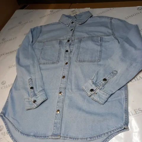 BLUE DENIM OVERSIZED SHIRT SIZE 6