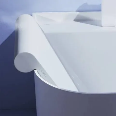 BRAND NEW BOXED LAUFEN SONAR BACKREST FOR BATHTUB - LIGHT GREY