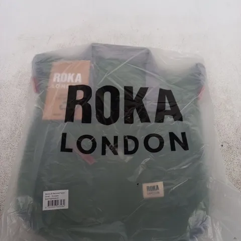 ROKA LONDON BANTRY B RECYCLED NYLON HANDBAG – AVOCADO (SMALL)
