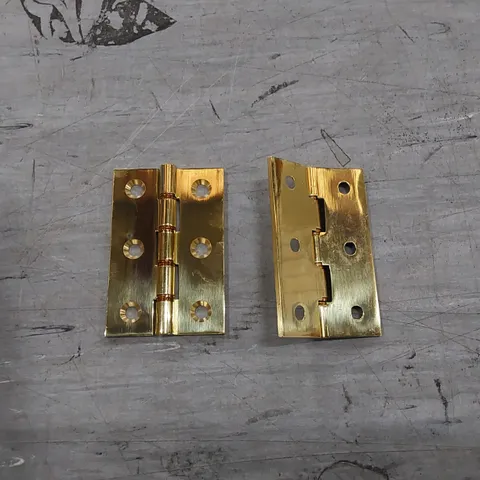 BOXED 7.62cm H X 5.08cm W WASHERED BUTT HINGES - SET OF 10