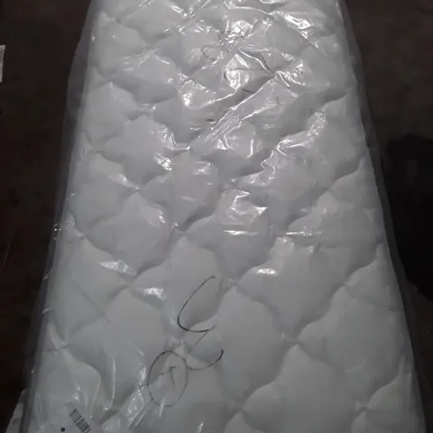 QUALITY BAGGED SINGLE 90cm AIRSPRUNG LUXURY QUILTED MATTRESS
