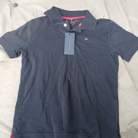 TOMMY HILFIGER KIDS POLO IN NAVY - 8-10
