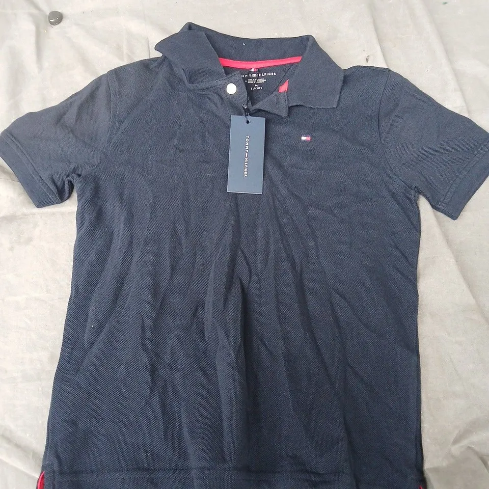 TOMMY HILFIGER KIDS POLO IN NAVY - 8-10