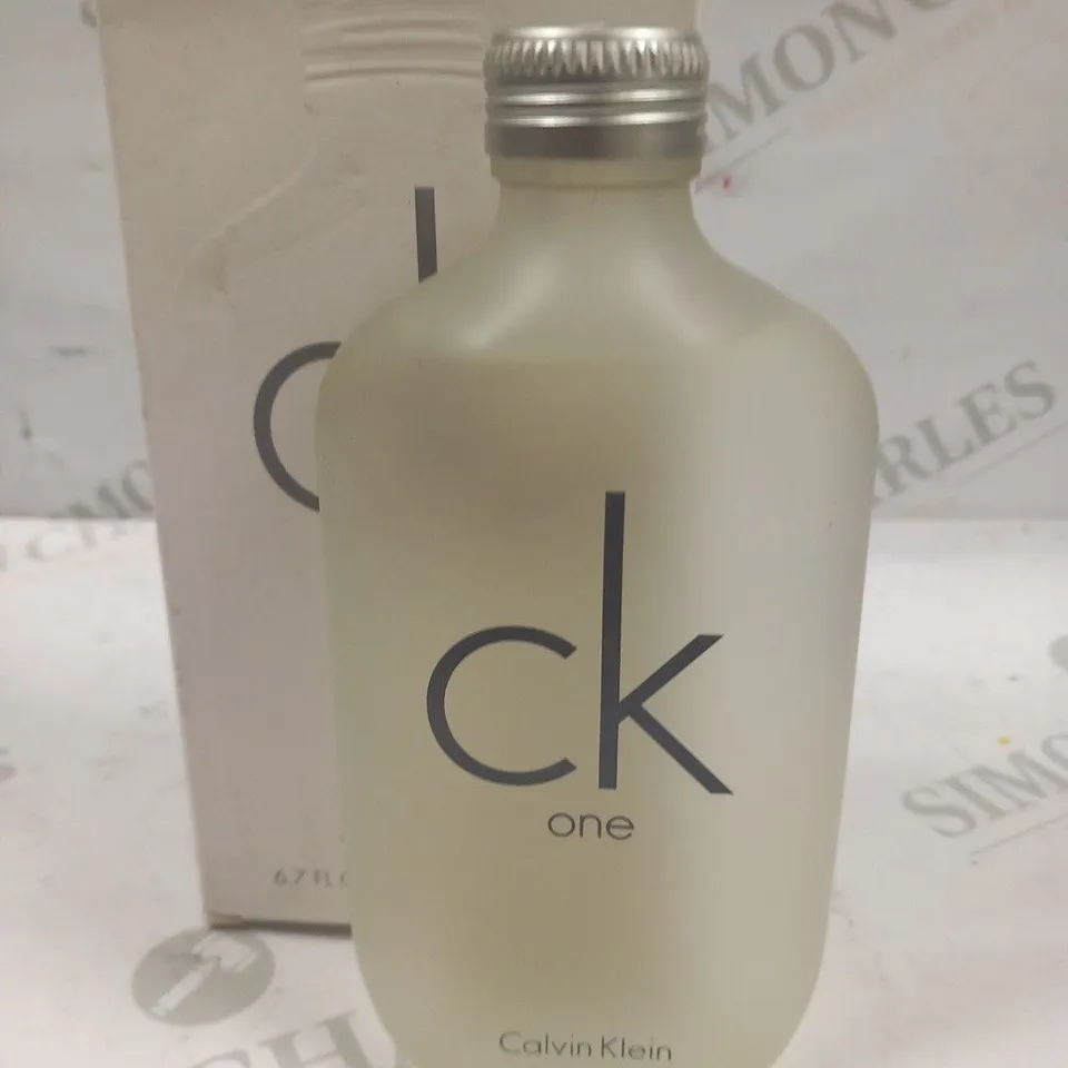 BOXED CALVIN KLEIN ONE EAU DE TOILETTE 200ML