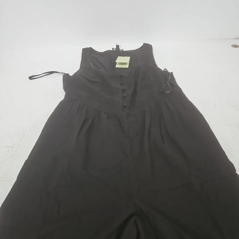 NOBODY'S CHILD PETITE BLACK JUMPSUIT – UK 14 (EU 42, USA 10)