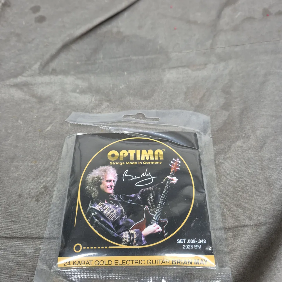 OPTIMG 24 KARAT GOLD ELECTRIC GUITAR STRINGS – BRIAN MAY EDITION (SET 009-042)