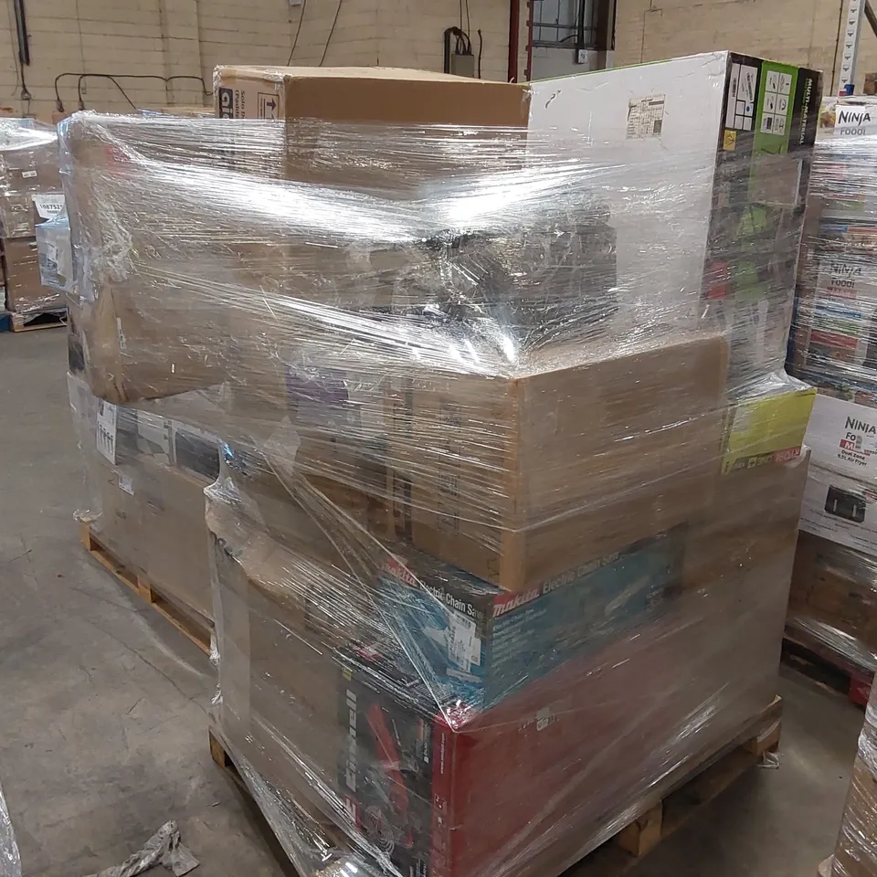 PALLET OF APPROXIMATELY 19 UNPROCESSED RAW RETURN HOUSEHOLD AND ELECTRICAL GOODS TO INCLUDE;