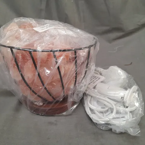 HIMALAYAN ROCK SALT FIRE EFFECT BASKET