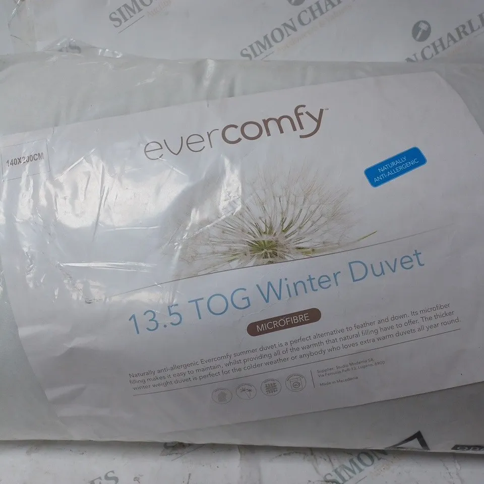 EVERCOMFY 13.5 TOG WINTER DUVET MICROFIBRE 140X200 CM