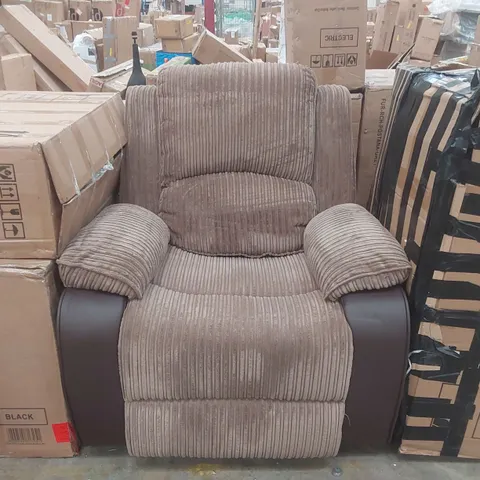 QUALITY DESIGNER MANUAL RECLINER ARMCHAIR