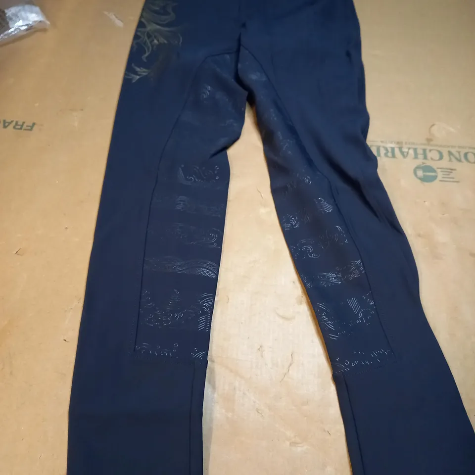 HARRYS HORSE RIDING LEGGINGS IN NAVY BLUE  SIZE M 