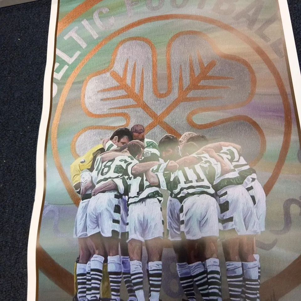 TEN ASSORTED CHRIS HARLAND SIGNED CELTIC PRINTS