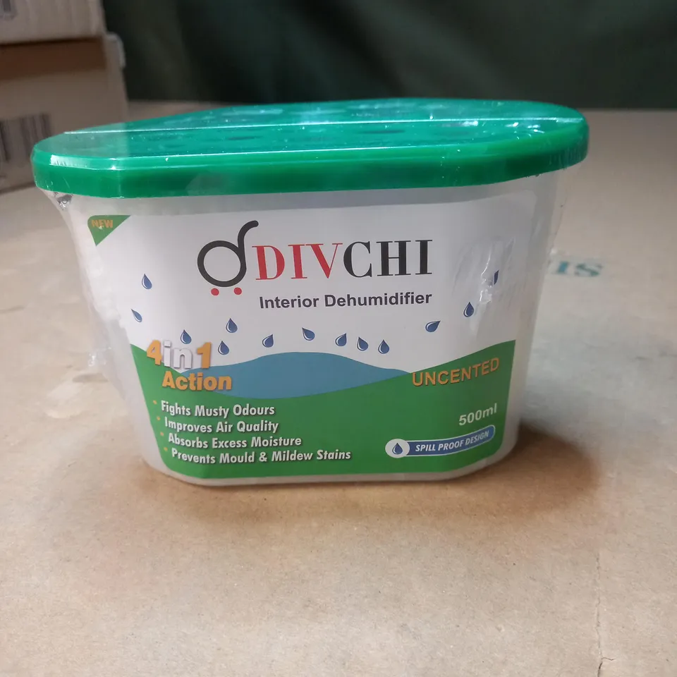 LOT OF 12 DIVCHI 4-IN-1 ACTION UNSCENTED DEHUMIDIFIERS