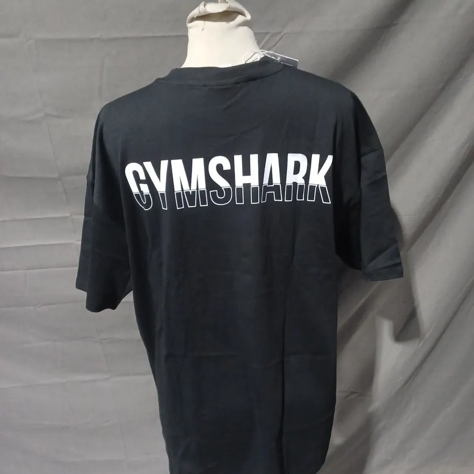 GYMSHARK FRACTION OVERSIZED T-SHIRT SIZE S