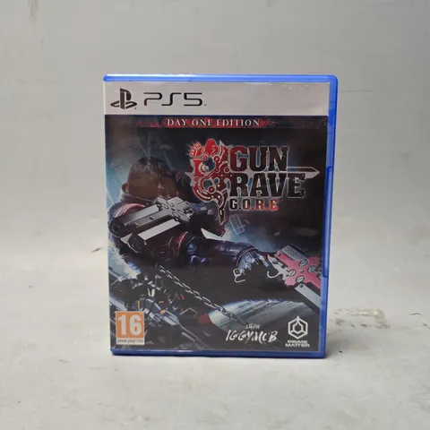 PLAYSTATION 5 GUN RAVE GORE 
