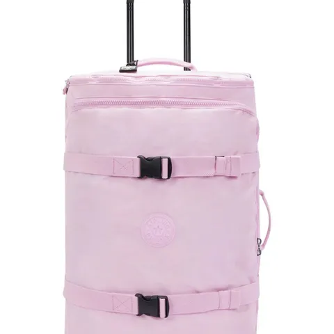 KIPLING AVIANNA S WHEELED HOLDALL - PINK