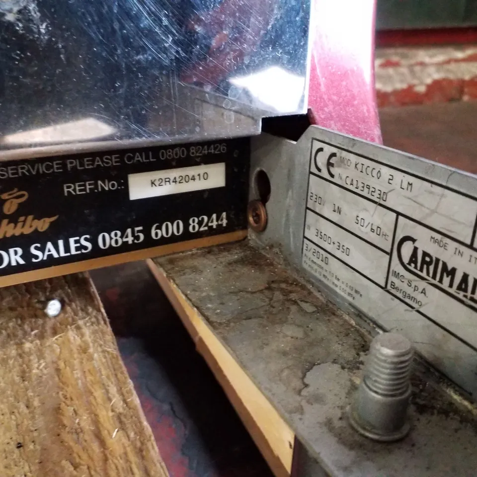 CARIMALI KICCO 2 GROUP TRAFITIONAL COFFEE MACHINE