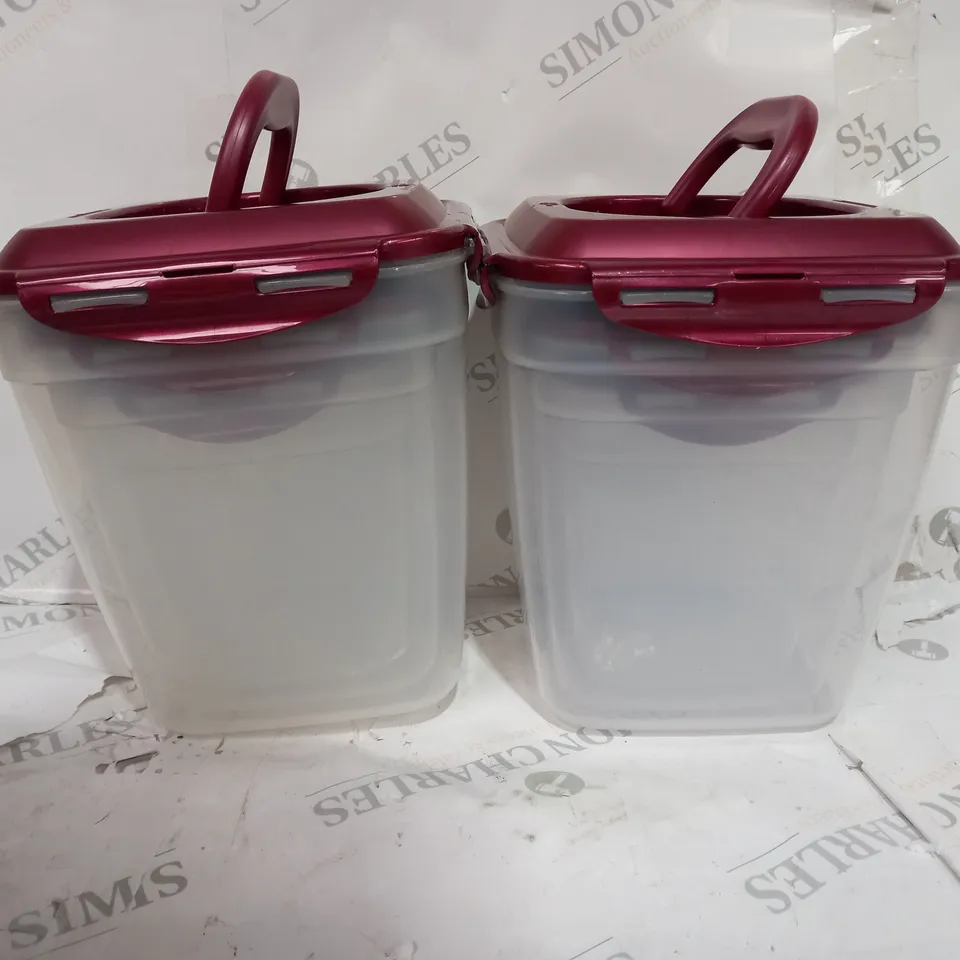 LOCK & LOCK NESTABLE PANTRY STORAGE CONTAINER SET