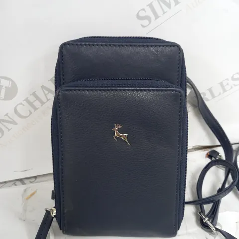 ASHWOOD LEATHER FRONT POCKET COMPACT CROSSBODY BAG