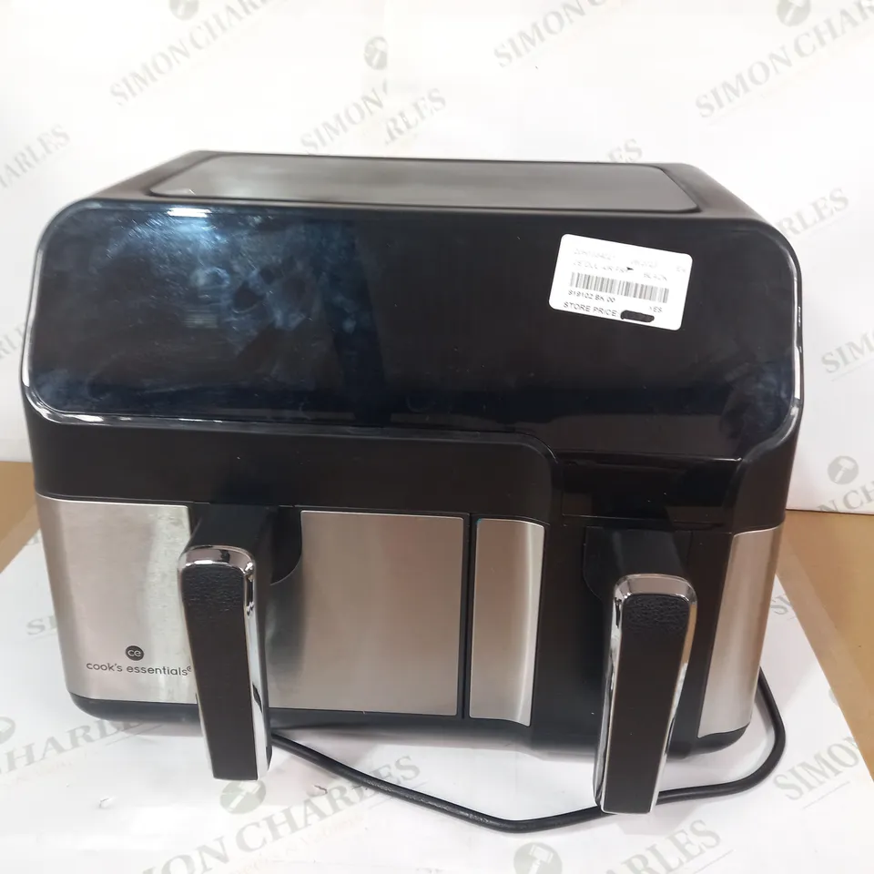 COOK'S ESSENTIALS 7.7L DUAL AIR FRYER