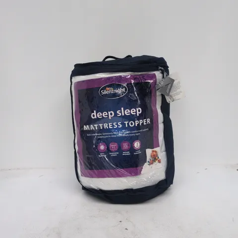 SILENT NIGHT DEEP SLEEP MATTRESS TOPPER SIZE UNSPECIFIED