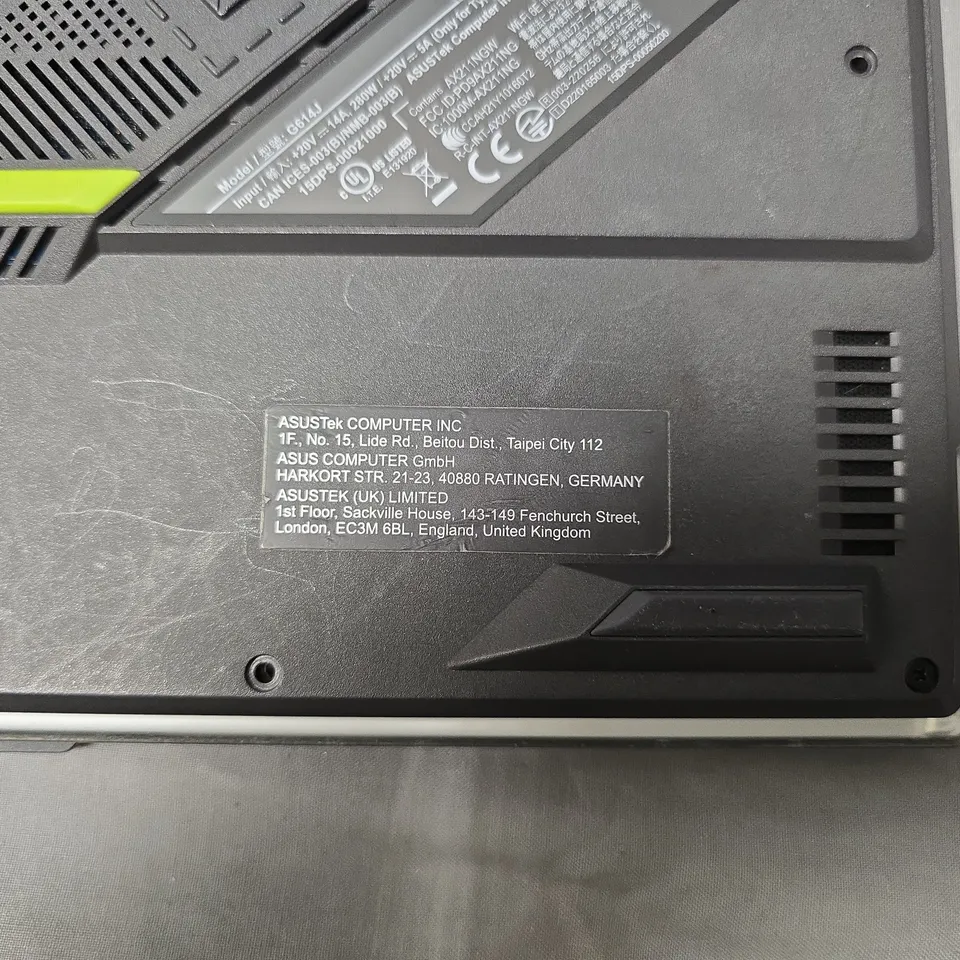 ASUS GAMING LAPTOP – ROG-STYLE WITH INTELLIGENT COOLING 