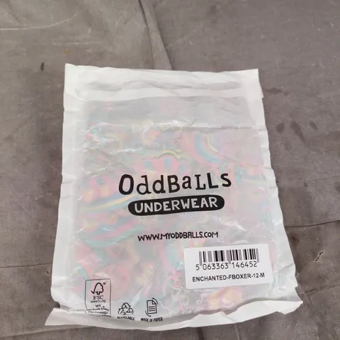 ODDBALLS ENCHANTED BOXER UNDERWEAR - MEN'S BOXER BRIEFS, UK M 