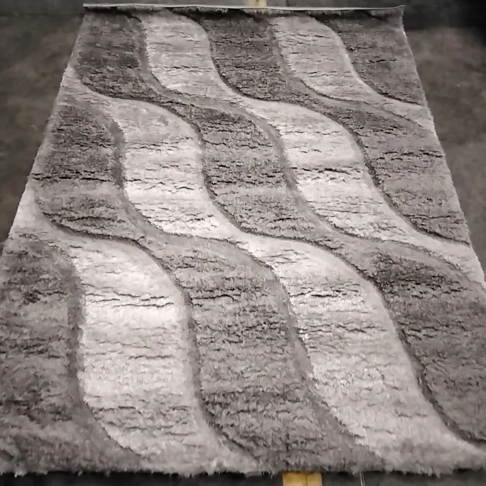 VIVA GREY RUG APPROXIMATELY 220X160CM