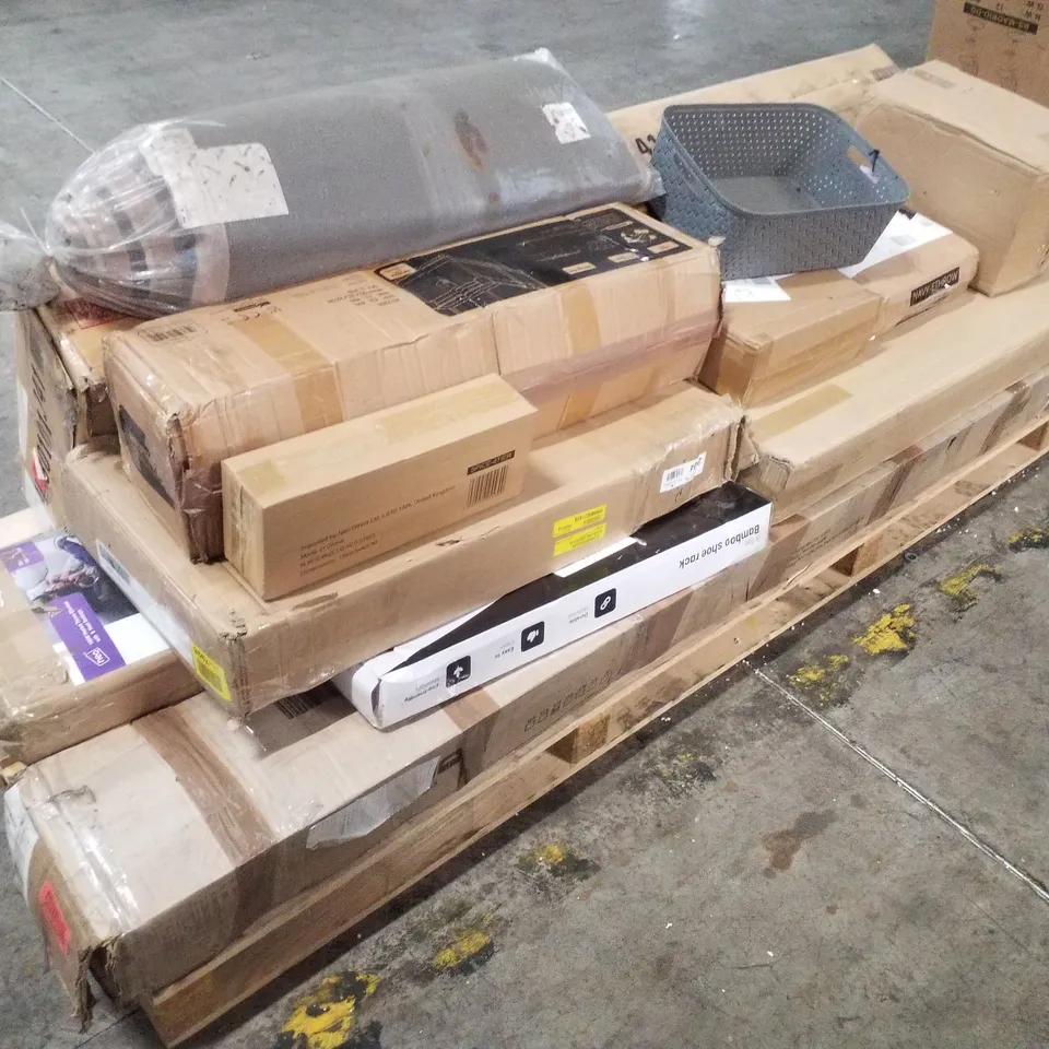 PALLET CONTAINING ASSORTED FLATPACK FURNITURE PARTS 