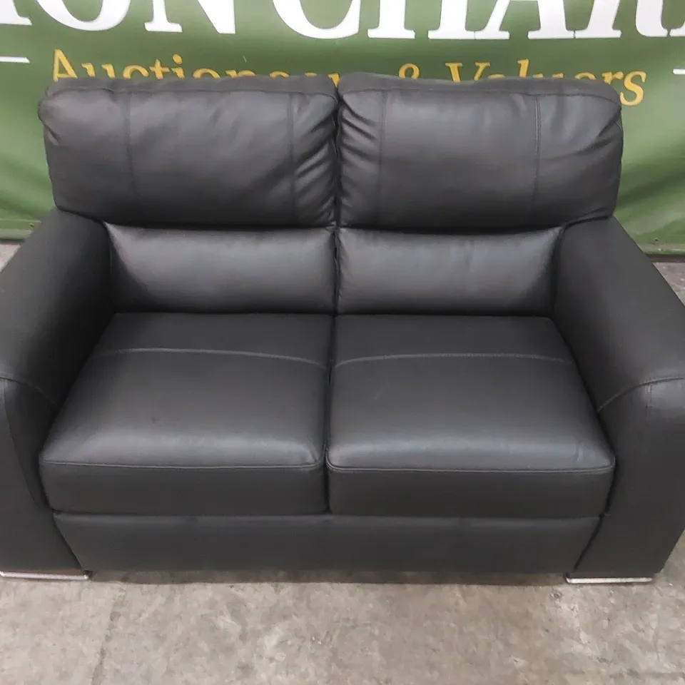 QUALITY DESIGNER SISIITALIA 2-SEATER LEATHER UPHOLSTERED SOFA