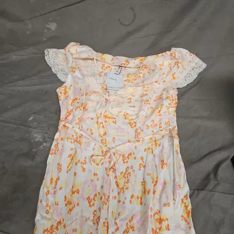 NOBODY'S CHILD AIDA MIDI DRESS – FLORAL PRINT, UK 10