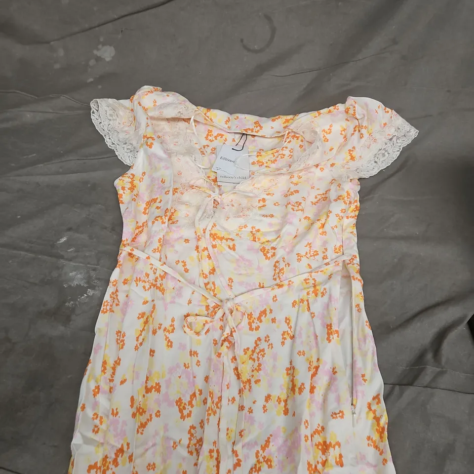 NOBODY'S CHILD AIDA MIDI DRESS – FLORAL PRINT, UK 10