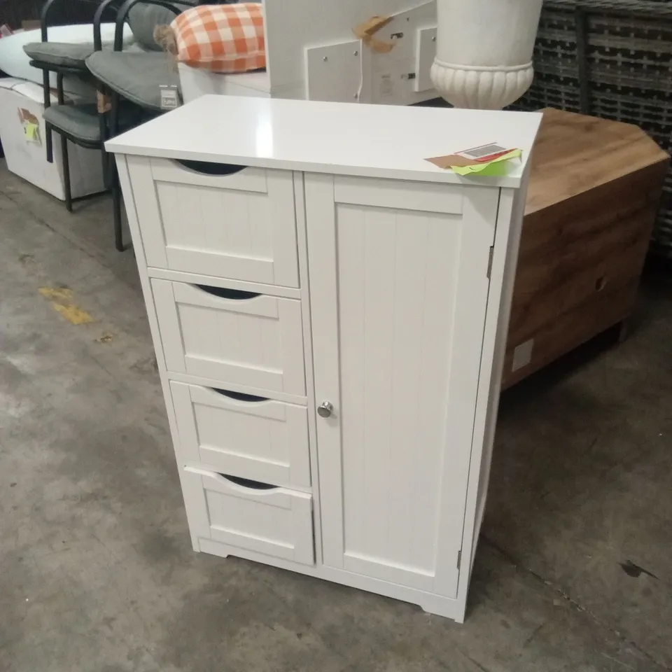 DESIGNER WHITE BATHROOM CABINET