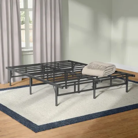 BOXED BUCHMAN SMARTBASE METAL BED FRAME // SIZE: SUPERKING (1 BOX)