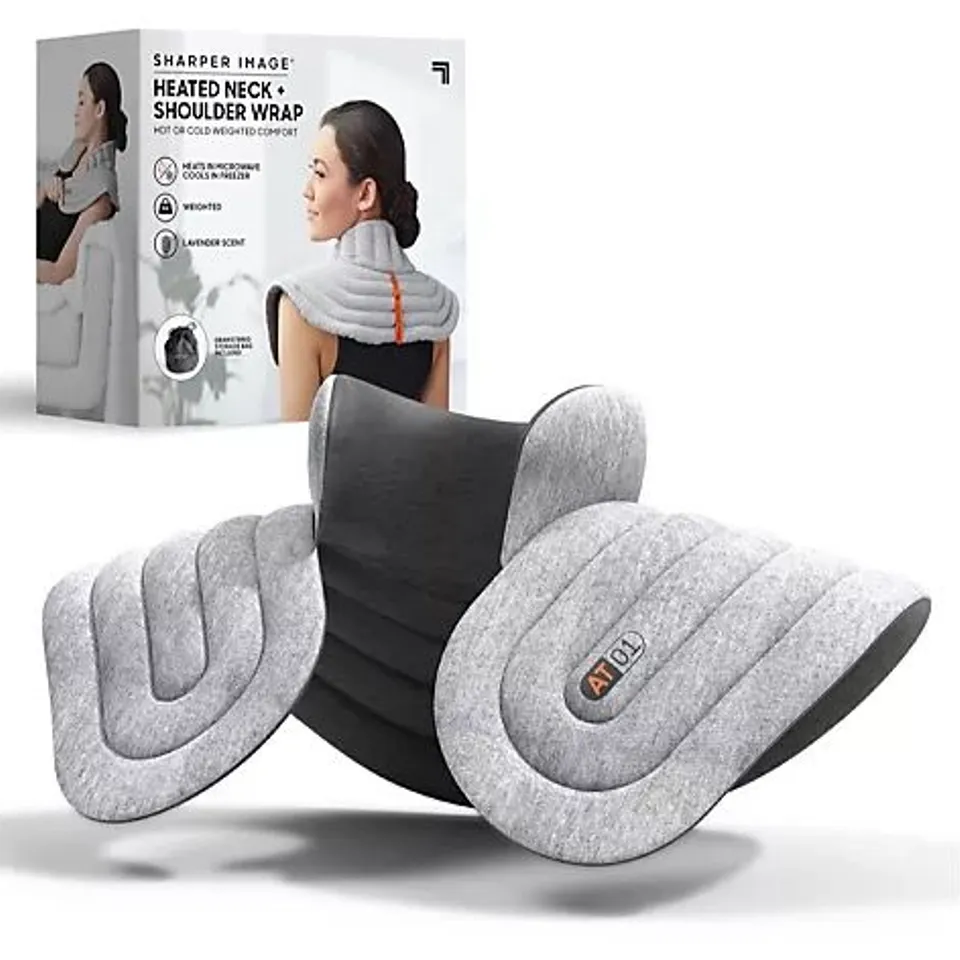 SHARPER IMAGE HEATED NECK & SHOULDER WRAP