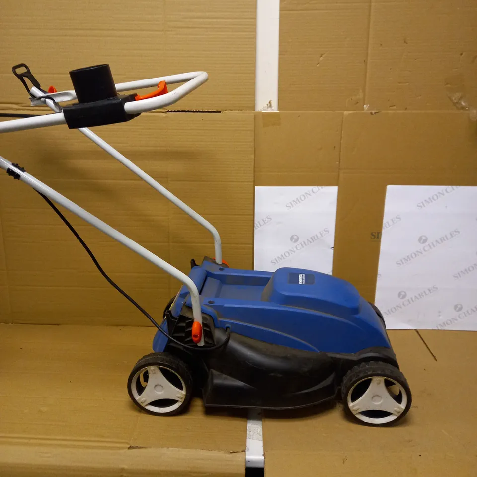 HYUNDAI CORDED ELECTRIC LAWNMOWER & GRASS TRIMMER 