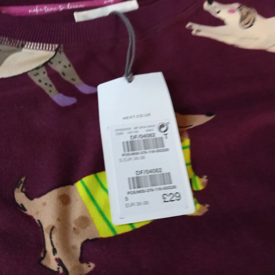 NEXT DOG THEMED FLECE PJ SET - S