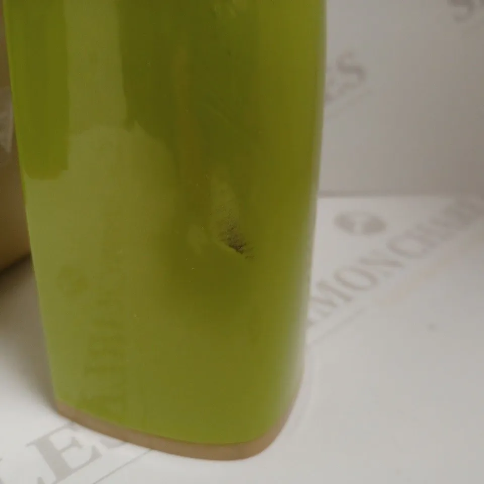 KOI VEGAN LIME GREEN PLATFORM SHOES - SIZE 6