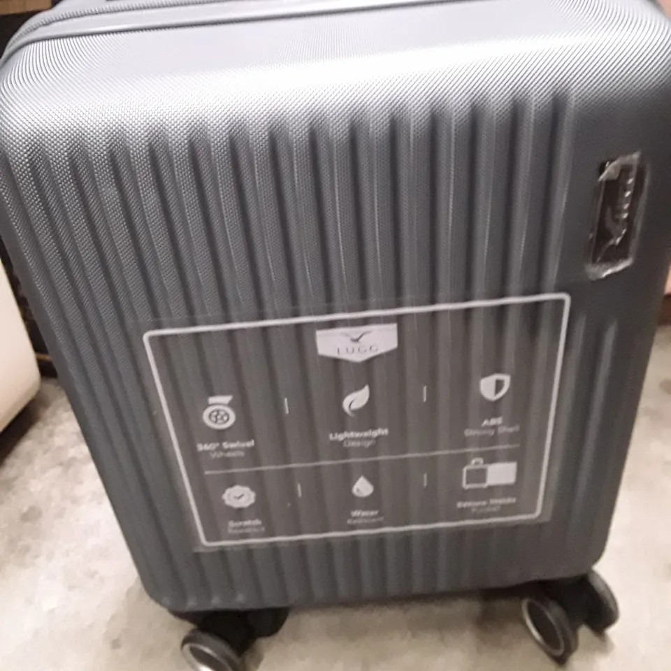 UNBOXED KEPLIN LUGG SMALL SIZE TRAVEL LUGGAGE WITH WHEELS GREY COLOUR 