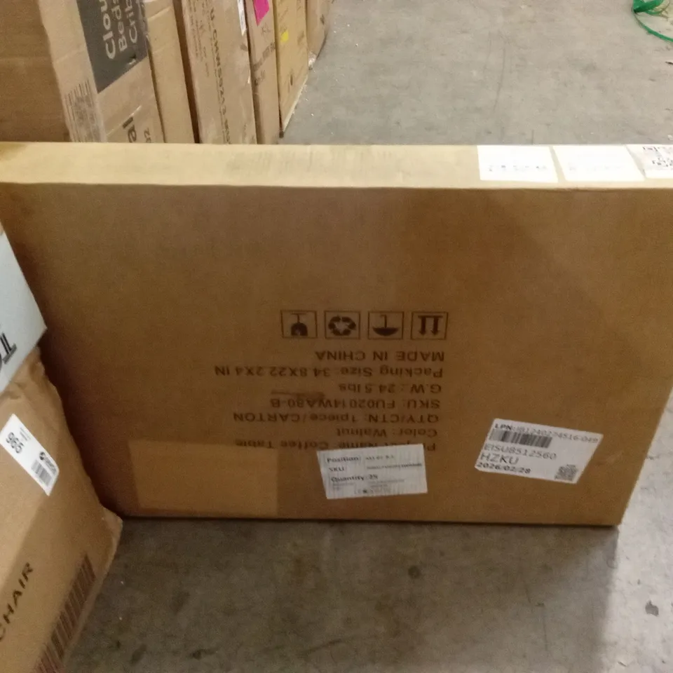BOXED COFFEE TABLE - WALNUT (1 BOX)