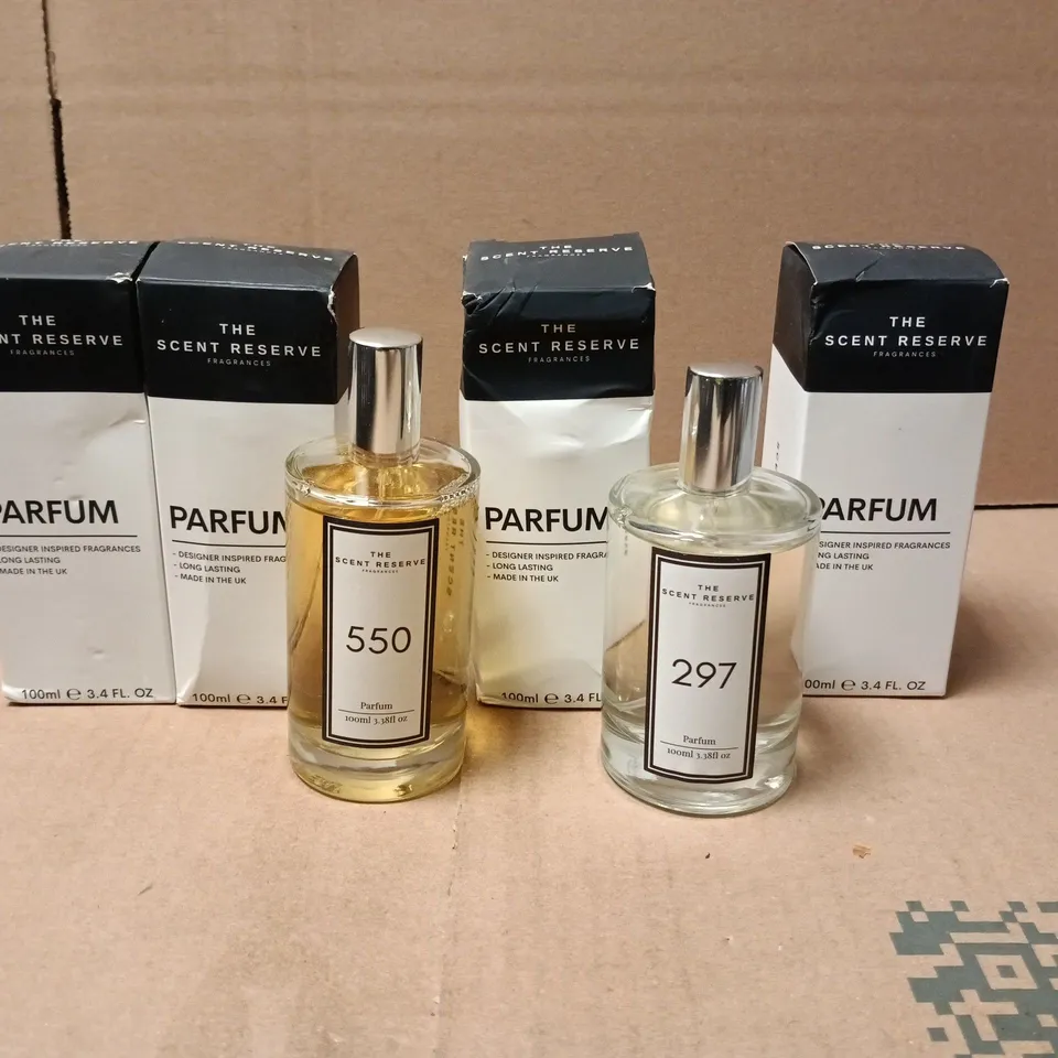 LOT OF 4 ASSORTED THE SCENT RESERVE 100ML PARFUMS