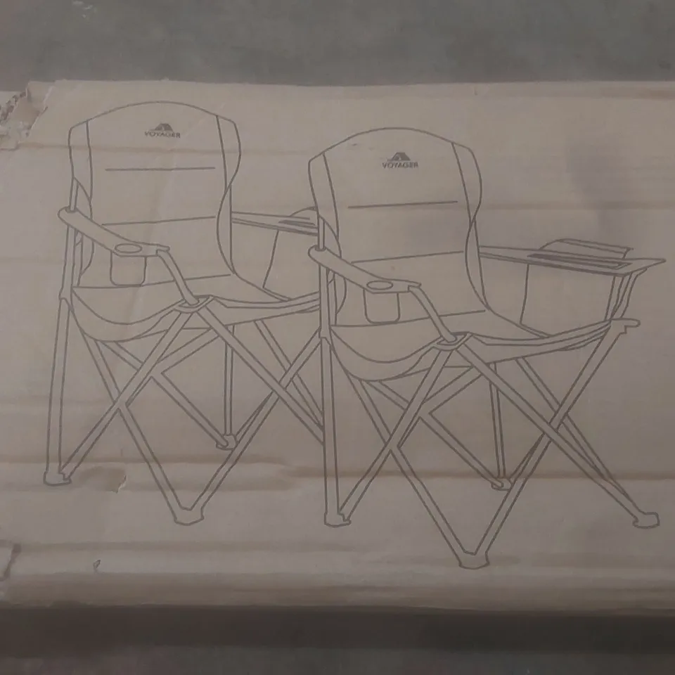 BOXED SET OF 2 VOYAGER CAMPING CHAIRS