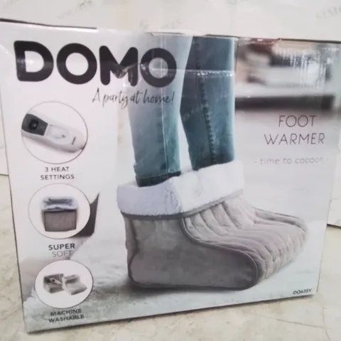 BOXED DOMO ELECTRIC FOOT WARMER