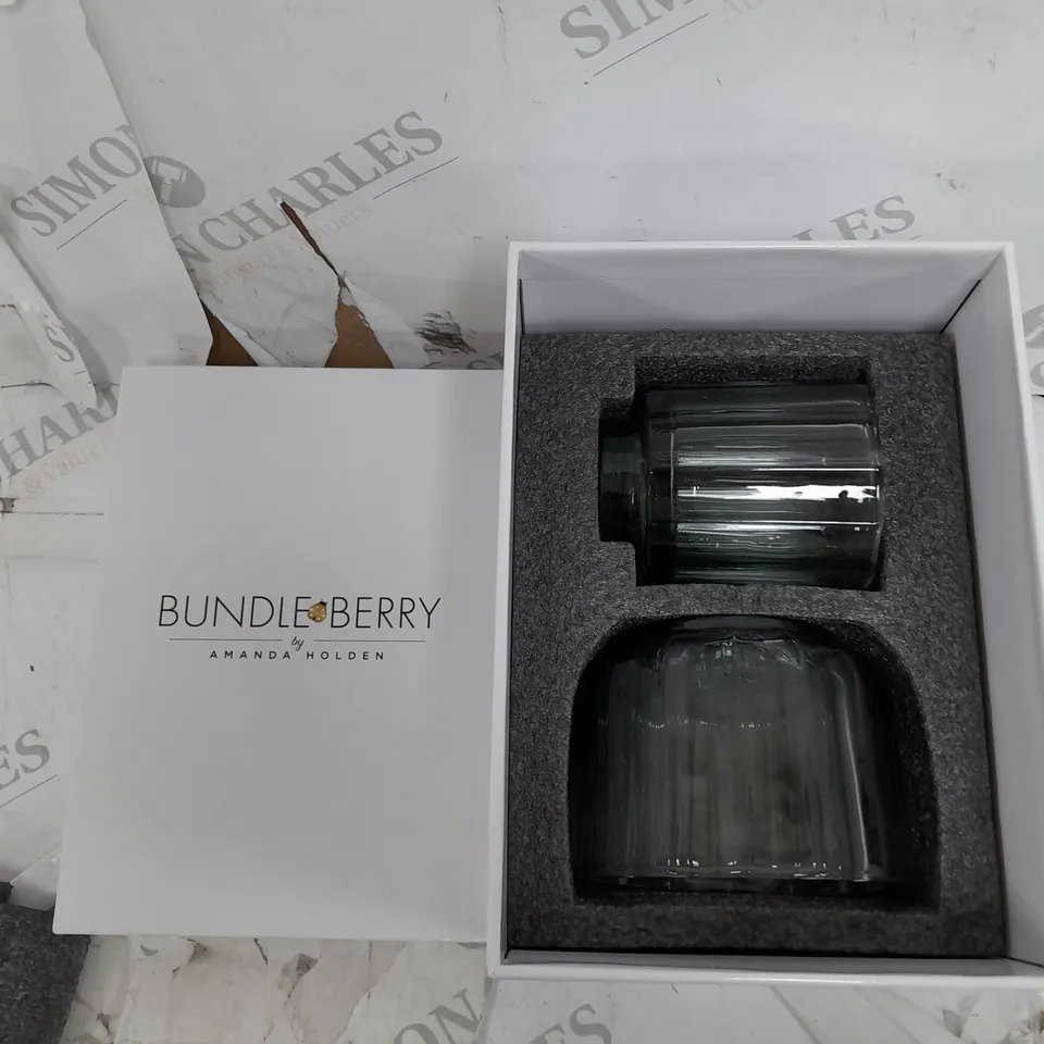 BUNDLEBERRY 2 IN 1 GLASS TEALIGHT HOLDER