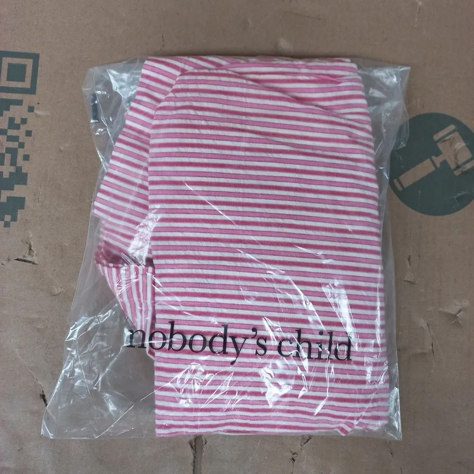 BAGGED NOBODY'S CHILD PARKER TROUSERS IN PINK SIZE UK 8