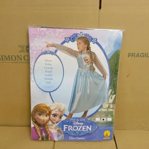 BOX OF APPROX 12 DISNEY FROZEN ELSA CLASSIC DRESS - SIZE 11-12 YEARS